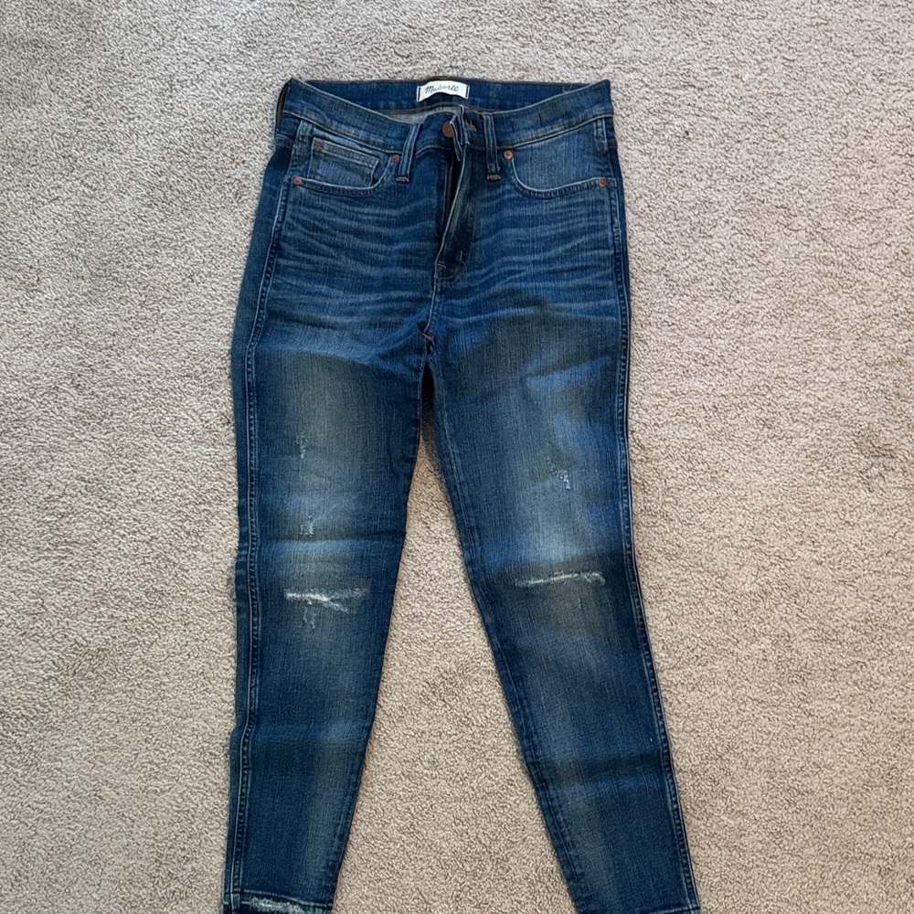 Madewell Dark Blue Skinny Jeans